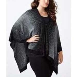 Pennington's Ombre Wool-Blend Asymmetrical Cape